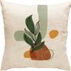 Abstract Pillowcase Sunset Sunrise Line Modern Art Minimalist Living Room Sofa Bay Window Pillow Geometry