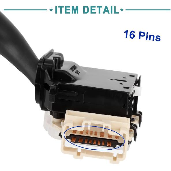 ACROPIX Steering Column Switch Turn Signal Switch Fit for Toyota Camry - Pack of 1 Black