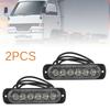 2 Stück 12V-24V Nebelscheinwerfer LED LKW Sicherheit Dringend Immer Helles Licht Lampe Auto Tagfahrlicht