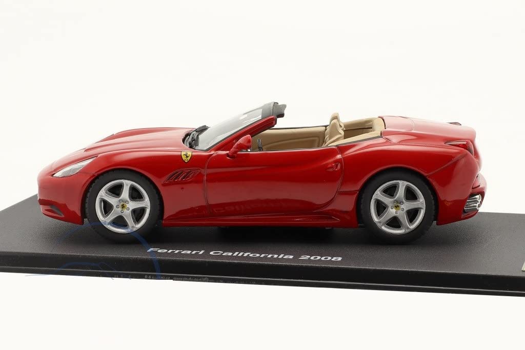 Scale Ferrari California 2008 Diecast Car with Case 1/43 (Red)