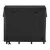Firewood Rack with Waterproof Cover, 1.22m Outdoor Firewood Holder, 1/4 Cord Storage Metal Log Holder, 400lb Max Weight Capacity, Full Covered,