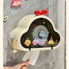 Cloud Patterned Bathroom Waterproof Non Porous Wall Hanging Tissue Box Storage Rack Dustproof