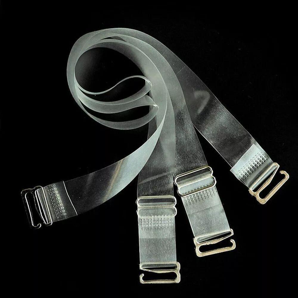 Spalline Regolabili Trasparenti per Reggiseno Trasparente Cinghia Invisibile Sganciabile