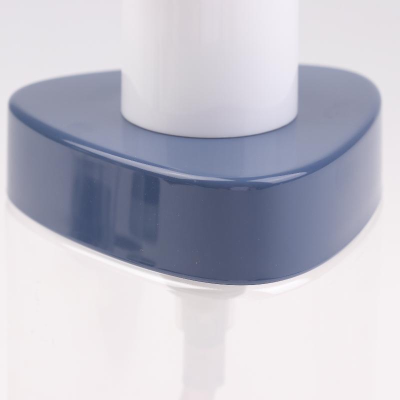 1Pcs Plastic Press Empty Shampoo Bottle High-Capacity Refillable Travel Portable Container Shower Gel Bottle Transparent