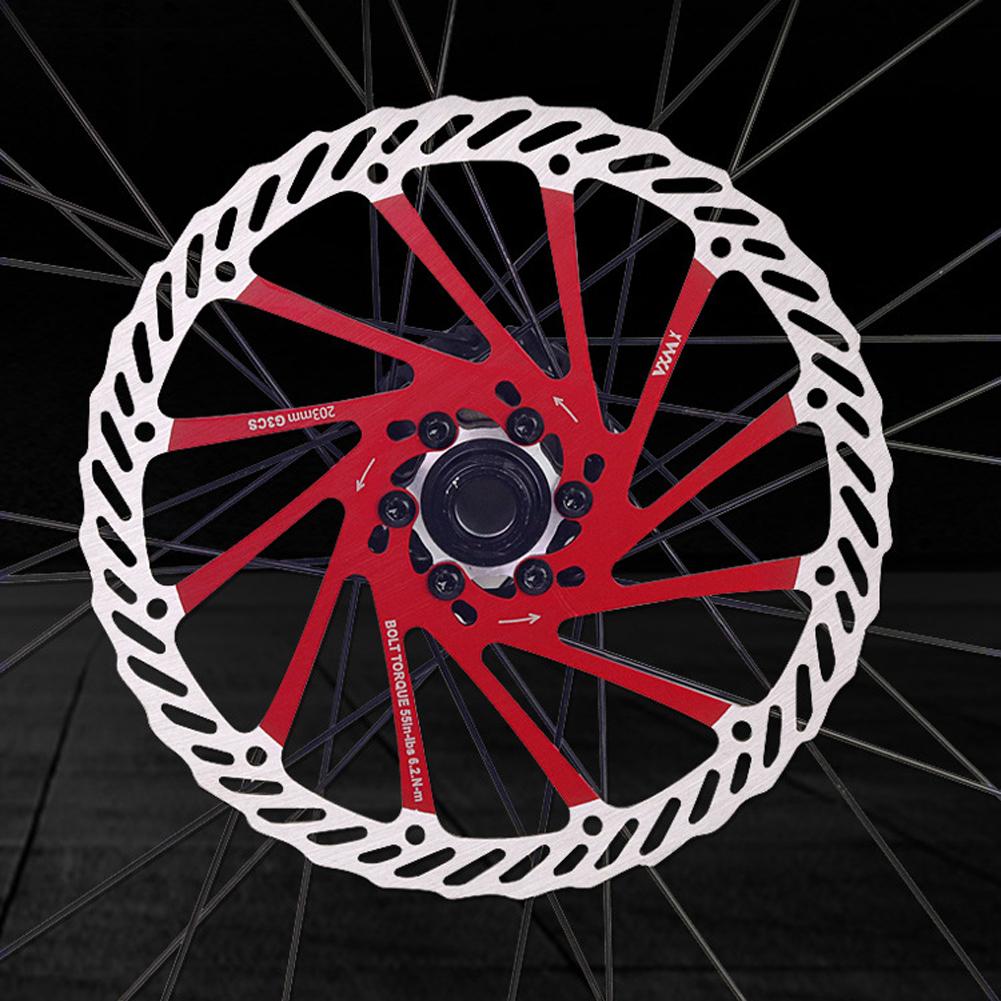 Ultralight 160/180/203mm Bisiklet Hidrolik Disk Fren Rotoru Dağ Yol Yarışı MTB Bisiklet Fren Diski 6 Cıvata ile