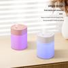 Mini USB Humidifier with Seven-Color Ambient Light for Home, Bedroom, and Car