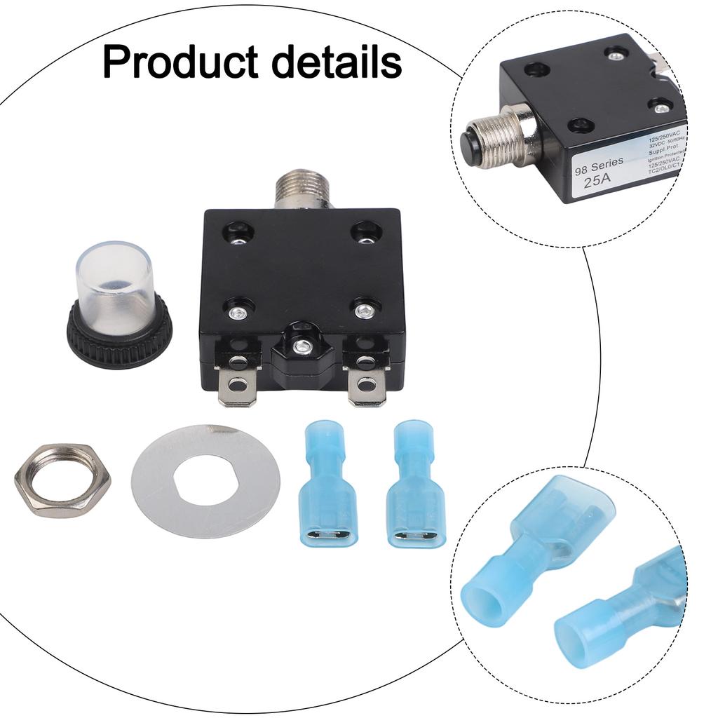 Commercial Appliances Circuit Breaker Versatile Application Electrical Protection Black Dependable Performance