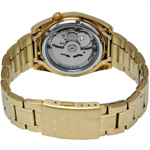 Seiko 5 SNKL58K1 Mechanical Men's Gold and White Watch