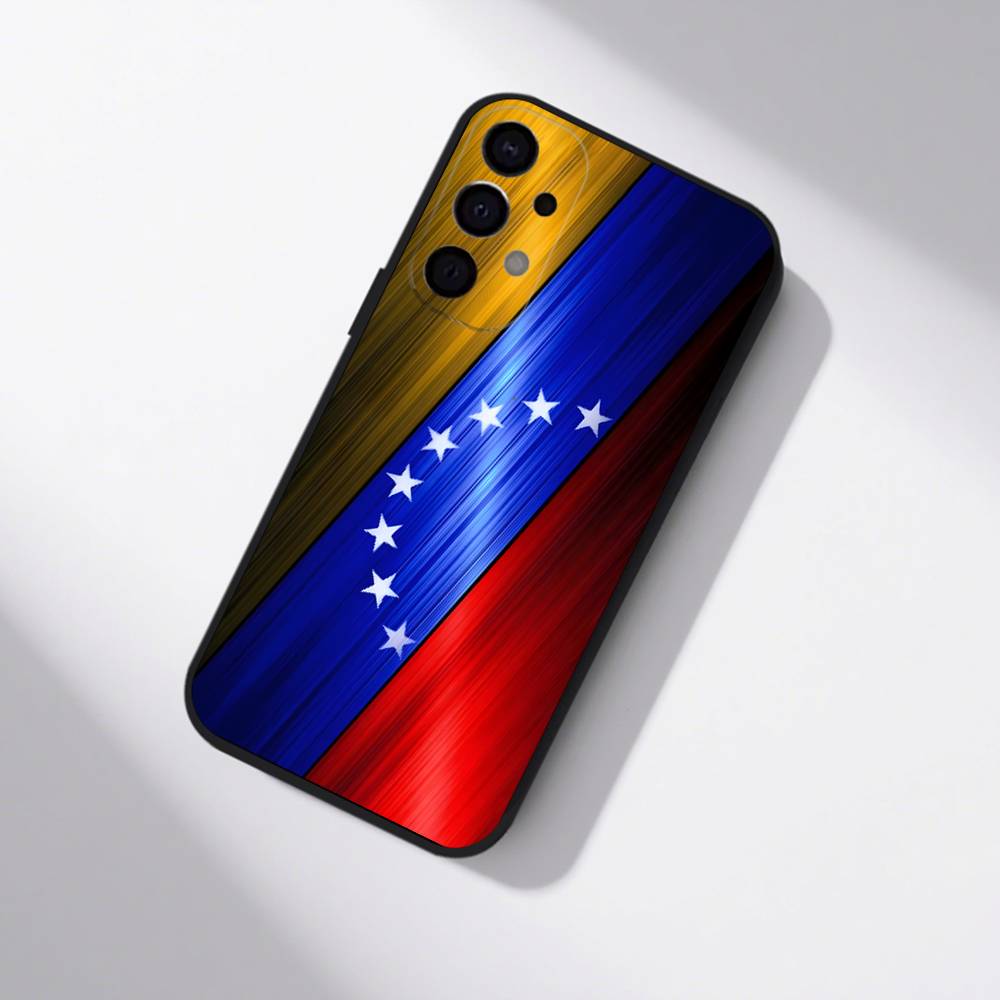 Flag OF The Venezuela Venezuelan Phone Case For Samsung S25,S24,S21,S22,S23,S30,Ultra,S20,Plus,Fe,Lite,5G Black Cover