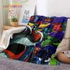 Cartoon UFO Robot Grendizer Anime Soft Flannel Blanket for Beds Bedroom Sofa Picnic,Throw Blanket for Cover Outdoor Leisure Gift
