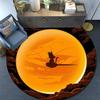 Dragon Ball2 Round Area Rug,Carpet Rug for Living Room Bedroom Sofa Playroom Decor,Non-slip Floor Mat