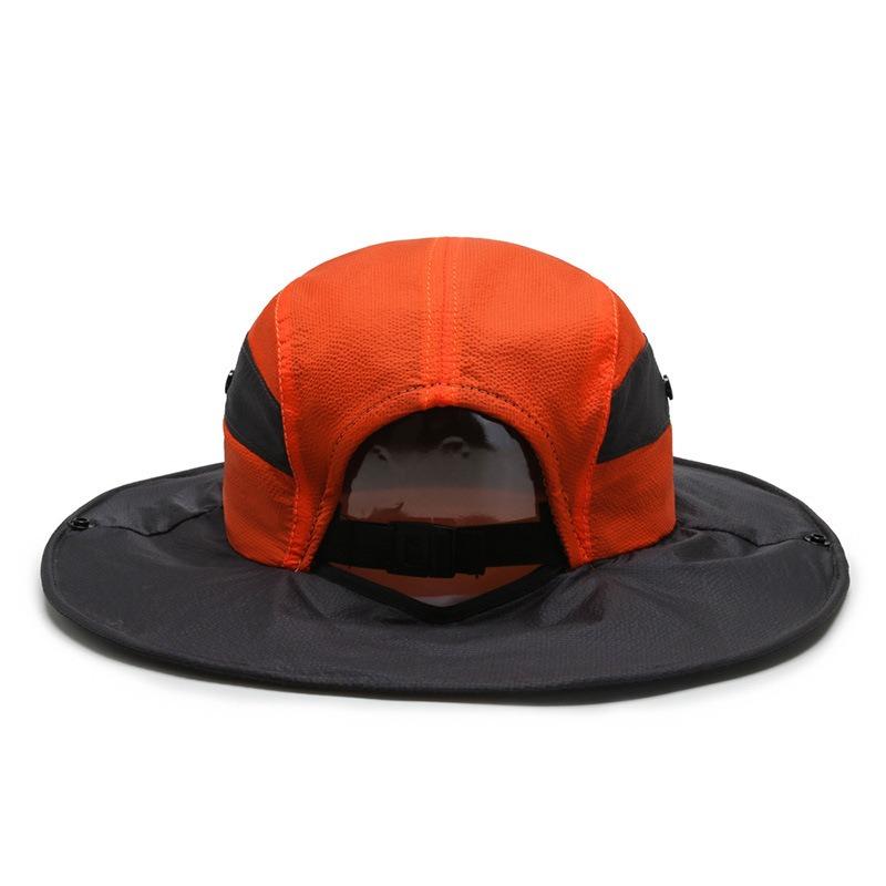 Hat Men Spring and Summer Travel Sunscreen Bucket Hat Trendy Women Outdoor Leisure Fishing Button Sun Hat Fashion Bucket Hat