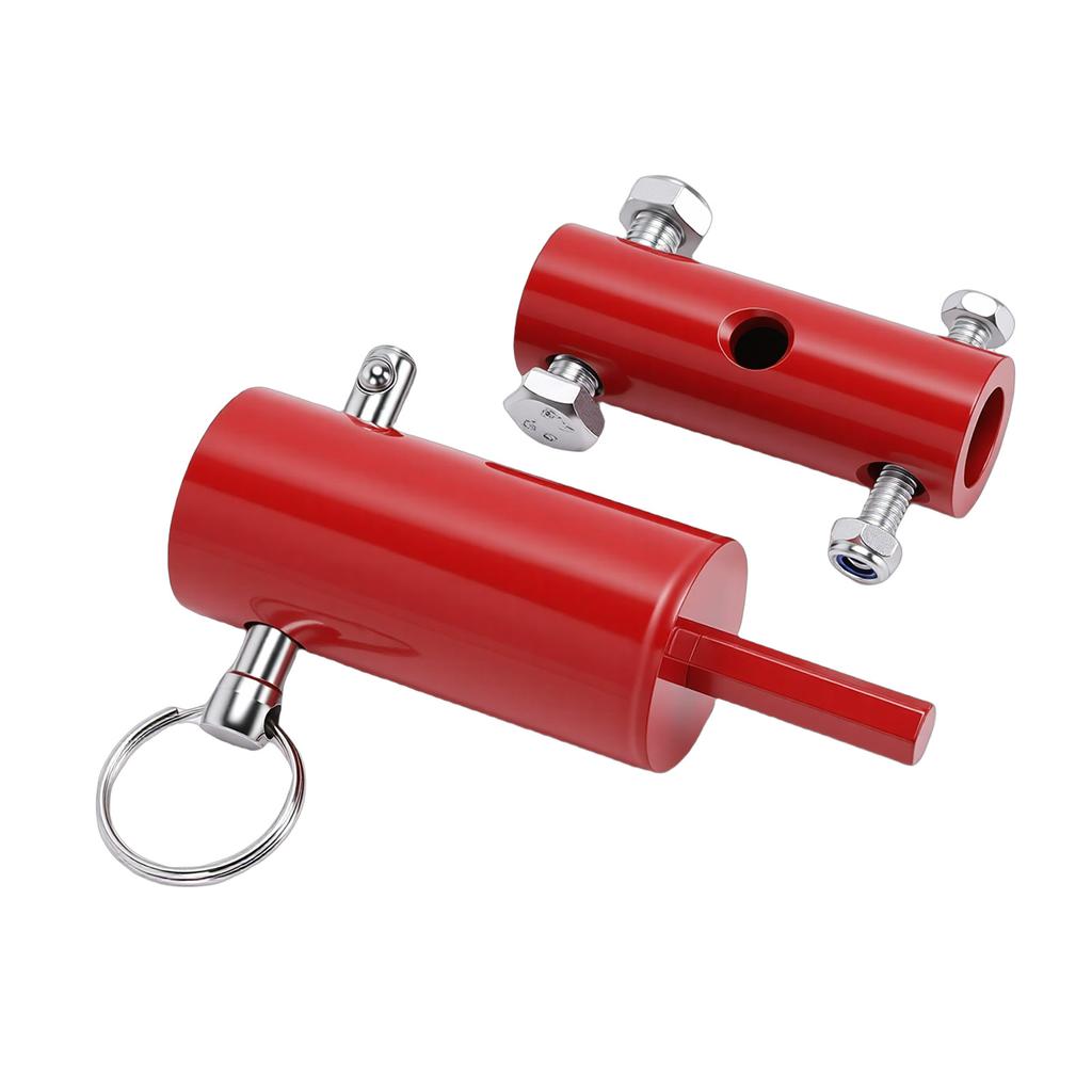Jack Drill Adapter Tool Fit 1 Inch Handle Stud Heavy Duty Steel Jack Rod Attachment for Dump Flatbed Livestock Trailers