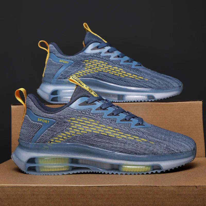 LATV Spring and Autumn New Men's Casual Running Shoes Lightweight Mesh Casual Shoes Anti-Slip Shock Absorbing Sports Shoe