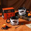 Halloweenský hrnek mumie keramický Halloweenský dárek Vysoce vypadající hrnek Suvenýr Hrnky na vodu Dárková sada