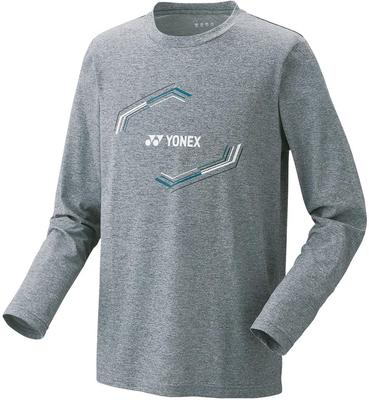 Long Sleeve Long Sleeve Gray S [Yonex] Shirt, T-Shirt, (010)