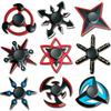 Šipky Shuriken Fidget Spinner Ninja Kovový ruční spinner Zinková slitina Autistické hračky Odbourávače stresu Hračky pro děti a dospělé Vánoční dárky