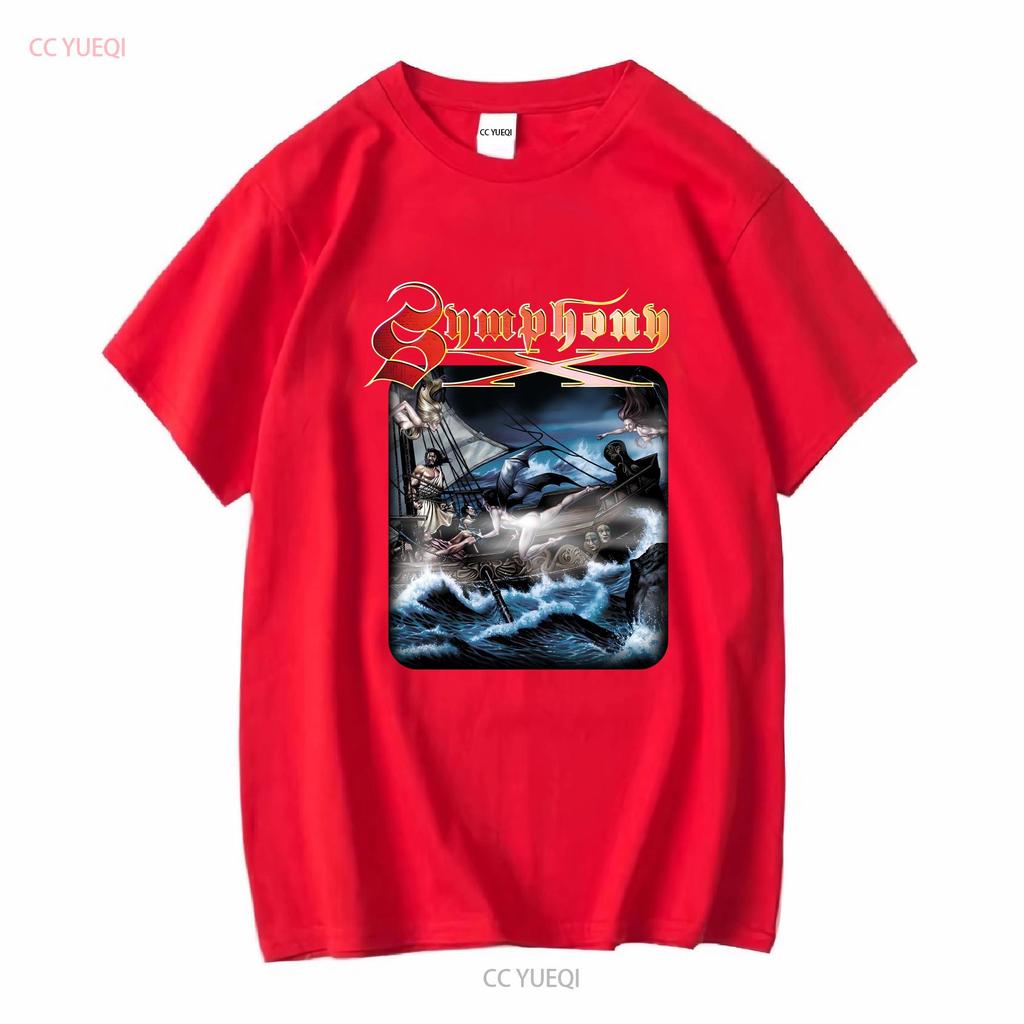 Vintage 2005 Symphony X T Shirt Large Gigantour Vintage Washed Unisex Fashion Streetwear Homme Versatile Casual Stretched