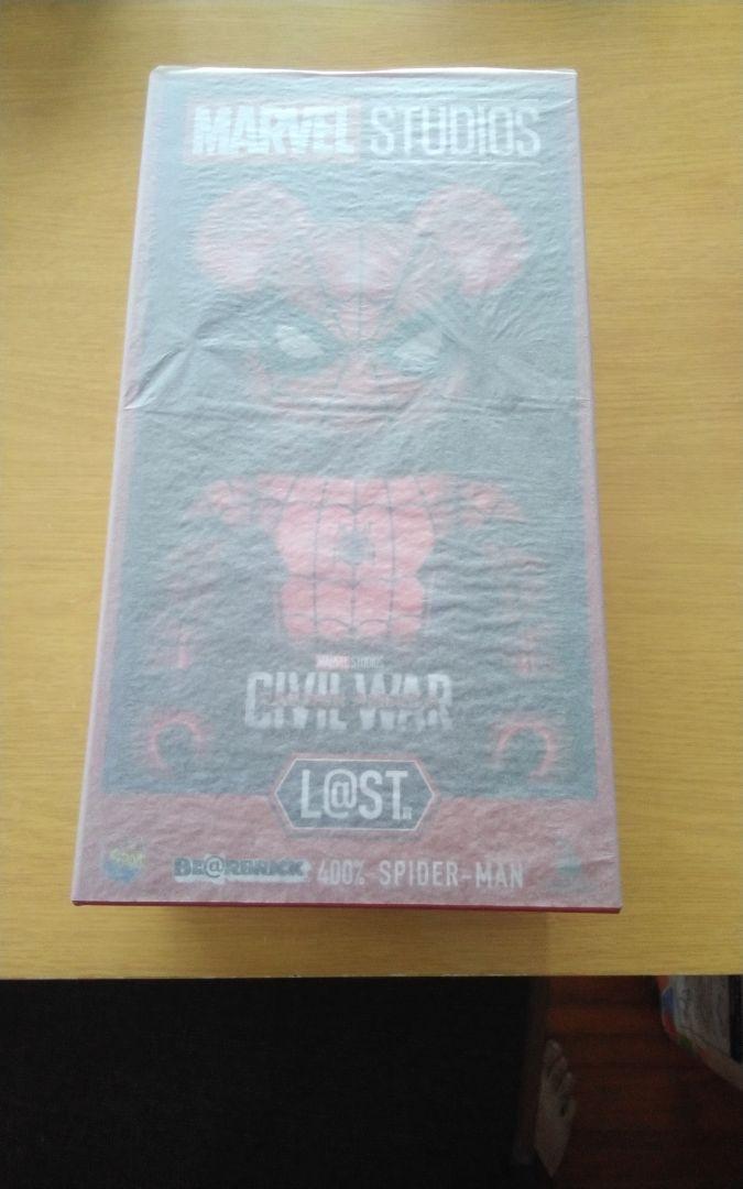 

[USED] Marvel Bearbrick Last Prize Spider-Man 400% Happy Lottery