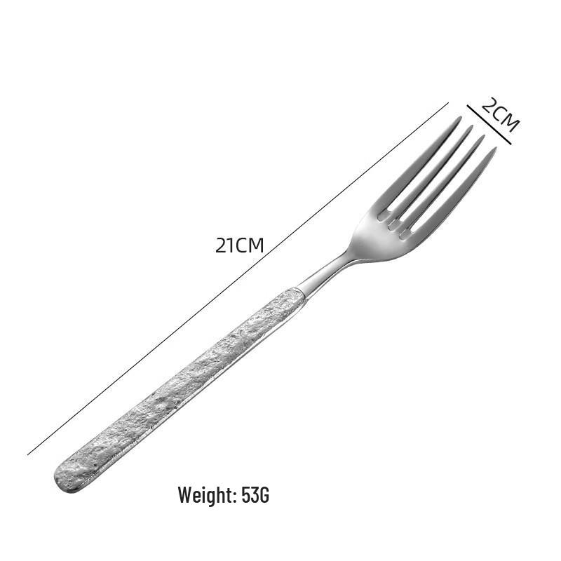 Zhi Shi Stone Pattern Stainless Steel Western Cutlery