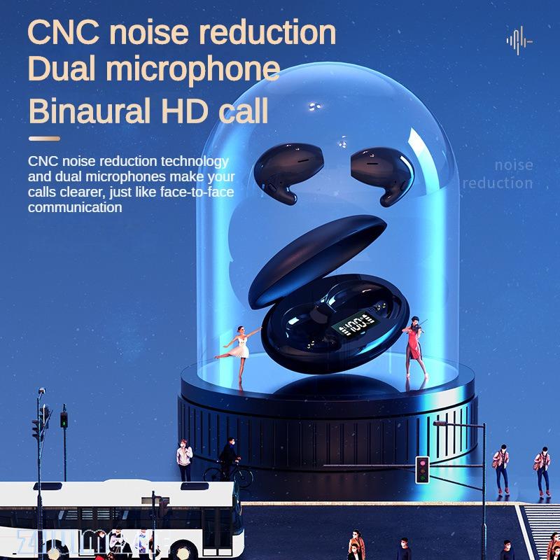 Sleeping Wireless Earphones Painless Wear Noise Cancel Headset With HD Microphone Low Latency Headphone Mini Earbuds