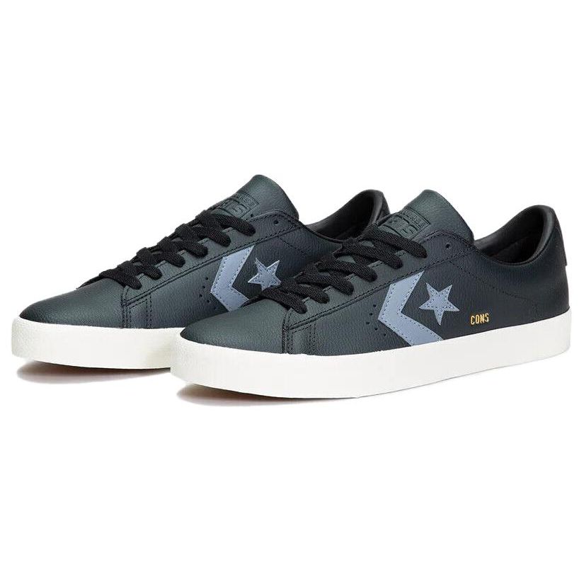 Converse Pro Leather Vulc Pro Svart Månegrå Unisex Sneakers Egret A05329C