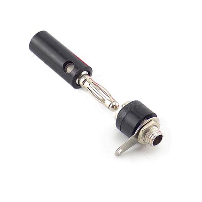 4mm Banana Jack Black Red Banana Socket 1set/2 Pieces Audio Speaker Terminal DIY Connectors