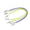 Dental Silicone Bib Clip with Stainless Steel, Double-Ended for Clinics