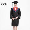 Graduation Ceremony Attire Bachelor Uniform Matte Gown Cap Tassel Set V-Neck Long Sleeve Commencement Outfit Robe And Ceremonies Photo Props Suit