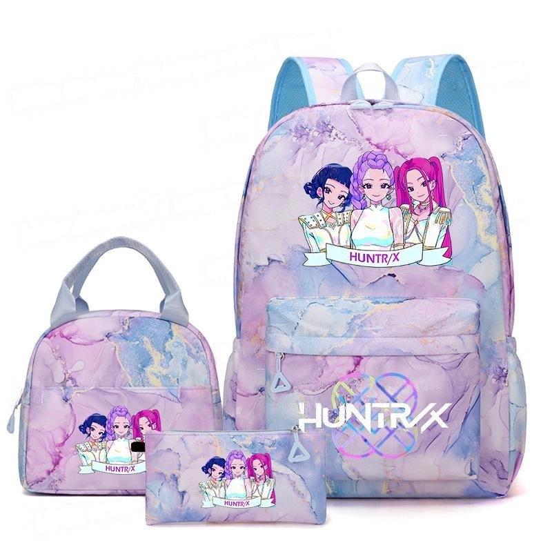 Kpopn Witch Hunter Backpack Elementary School School Style School Bag Travel Backpack Three-Piece Set