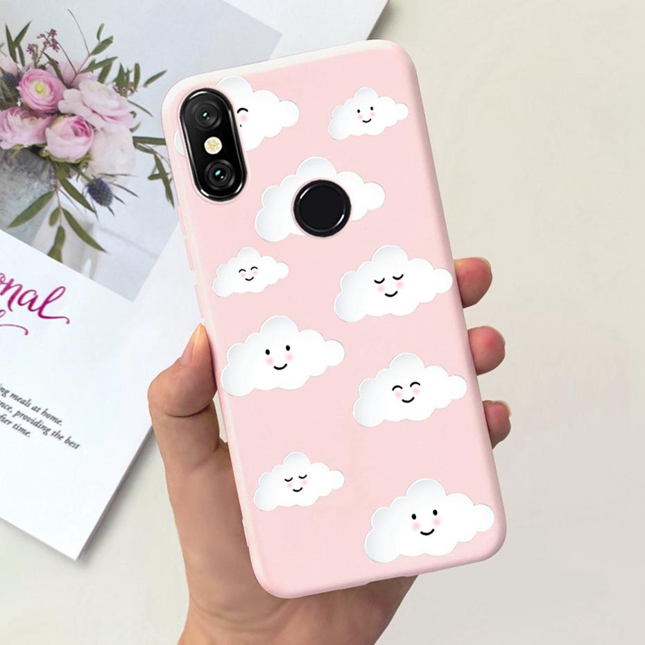 Case For Xiaomi Mi A2 Lite 5.84" Cute Animal Cartoon Candy Color Soft Silicone Phone Bumper For Xiaomi Mi A2lite Back Cover