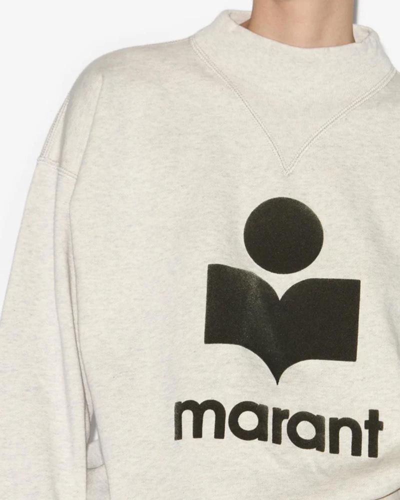 Nová zimní dámská bavlněná mikina s flockovaným logem a stojáčkem - evropský a americký styl