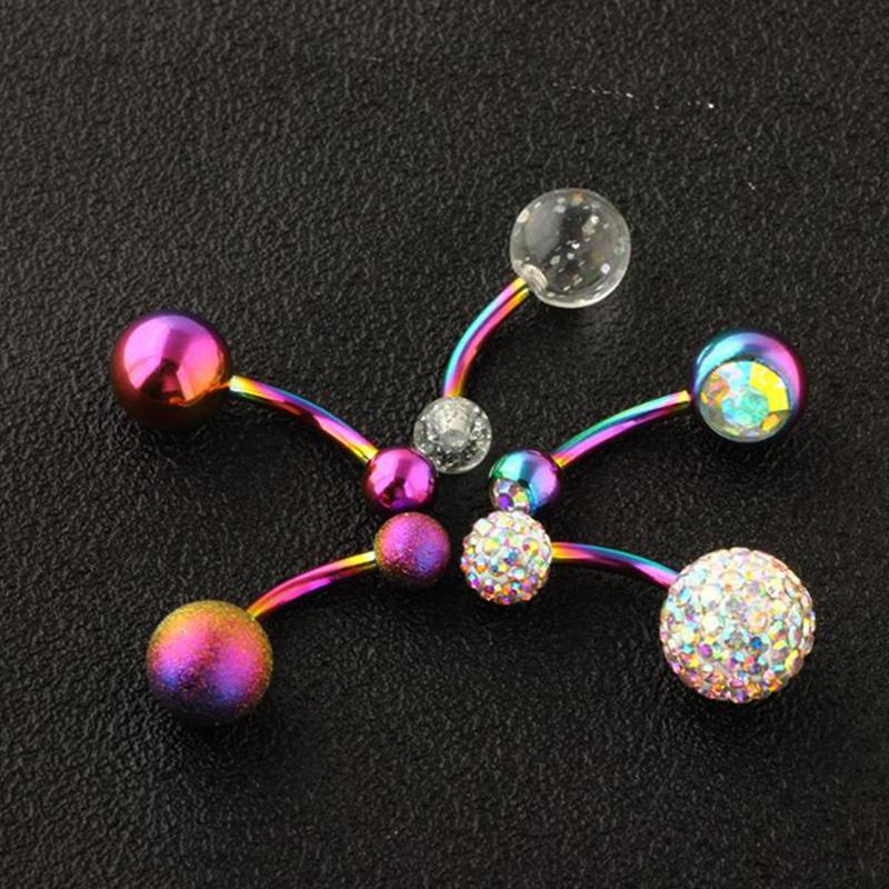 Acier Chirurgical Anneaux de Nombril Piercing Ventre Bijoux de Corps Sexy