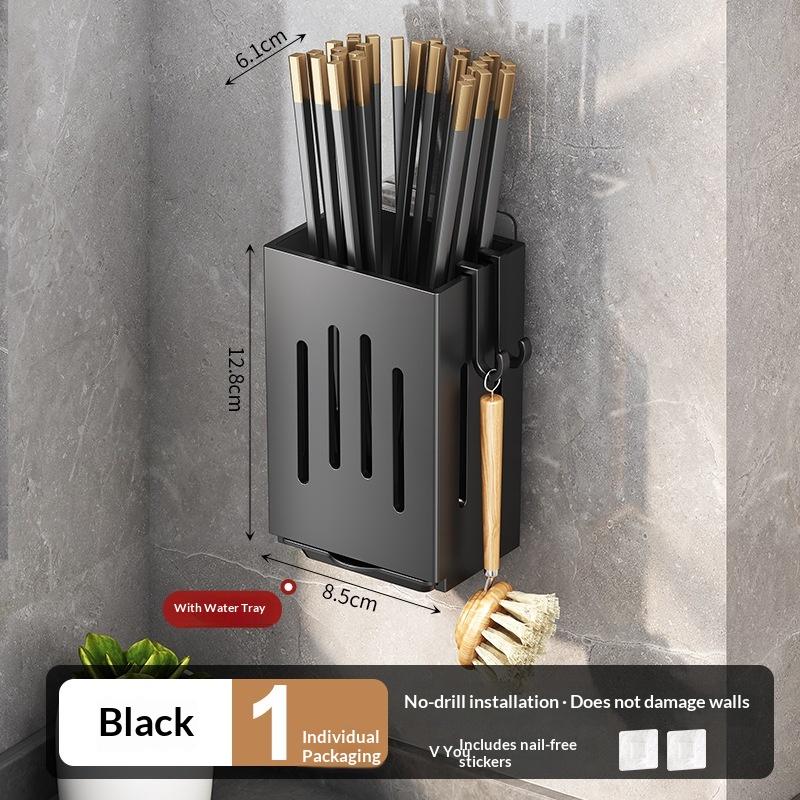 Utensil Holders Household Kitchen Cutlery Holder Drainer For Chopstick Forks Spoons Storage Racks Tabletop Organizer