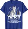 Cat Chemistry Humor Science Teacher Gift for Cat Mom Dad TShirt Funny Chemist Lover Graphic Outfit Saying Tee Short Sleeve Tops
