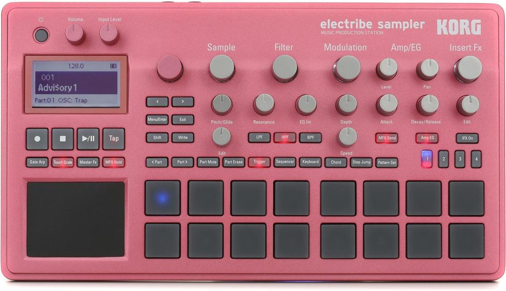 KORG Sampler Sequencer electribe sampler electribe2S Electribe Metallic Red Ideal for dance music music production live performance Works with Ableton