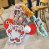 Chaveiro Divertido de Tênis de Mesa Desenho Animado para Homens e Mulheres – Pingente Criativo de Raquete, Presente Perfeito de Aniversário ou Competição