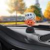 Dashboard Figurines Solar Ghost Pumpkin Ornament Cute Home Decoration Automotive Interior Accessories For Desktop Women Men