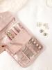 Portable Folding Jewelry Bag - Multifunctional Travel Necklace & Earring Organizer