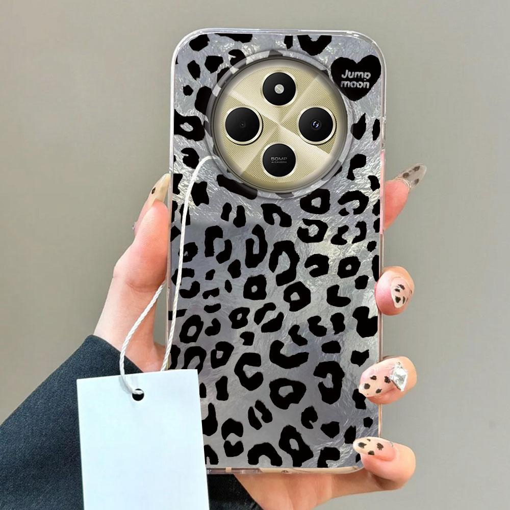

Ретро Белый Леопард Женский Чехол для Телефона для Xiaomi Redmi Note 14 13 12 11 11S 10 10S 8 9 Pro 15C 9C 13C 14C A3 A3X 9C A1 15 Обложка Redmi Note 8 Pro