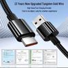 6A Type-C Data Cable for Huawei, Honor, Xiaomi - 66W Super Fast Car Charger