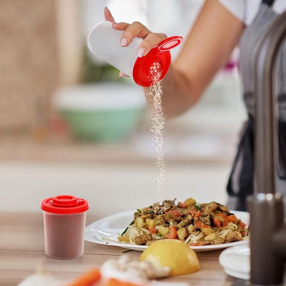 Plastic Seasoning Jar Mini Spice Container Durable Salt and Pepper Spice Shaker  Salt Pepper Sugar