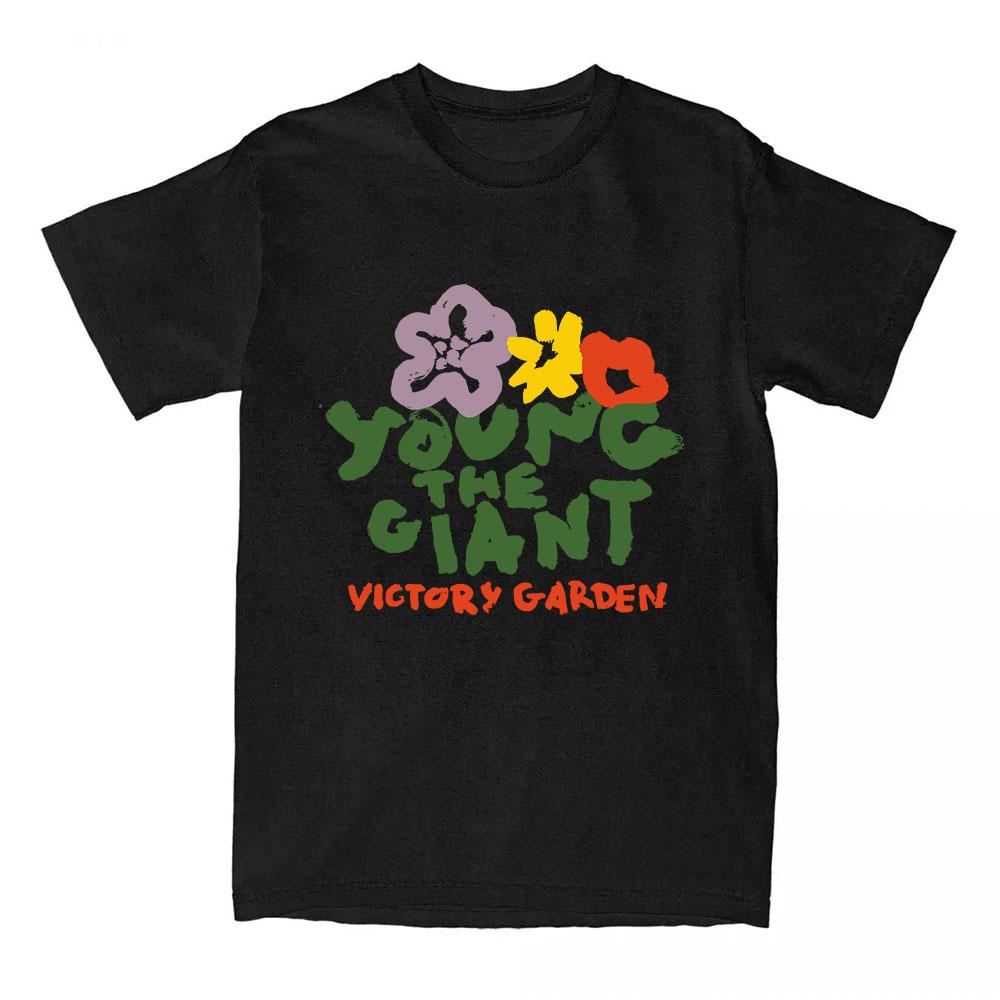 Young The Giant Victory Garden T-Shirts Sommer Kurzarm Baumwoll-T-Shirt Rundhals Mode Design Grafik Merch Unisex T-Shirt