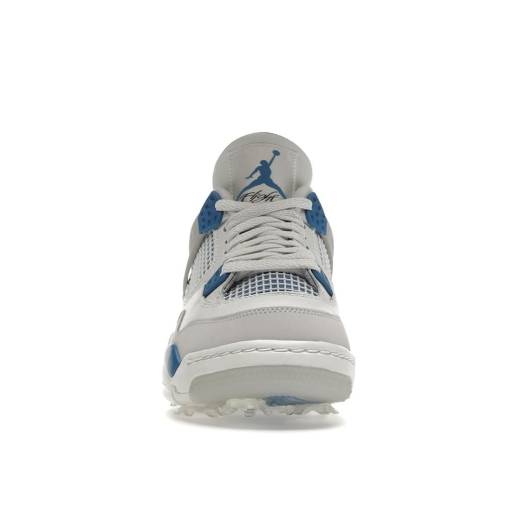 Air Jordan 4 Golf Military Blue Unisex Sneakers White Neutral-Grey Black CU9981-101
