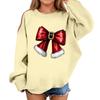 Children's Fashionable Casual Long-sleeved Loose Christmas Print Pullover Sweatshirt