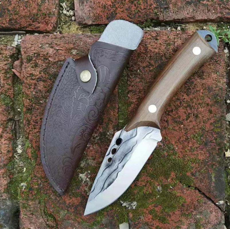 Edelstahl Mehrzweckmesser Schmiedehammer Knochenmesser Haushalt Metzgermesser Fleischmesser