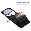 15-Piece Nylon Bristle Oil Painting Brush & Palette Set