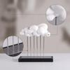 Cloud Sculpture with Base Elegant Statue Easy to Display for Living Room, Office