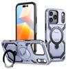 iPhone 17 Pro Max 360° Dönebilen Standlı Kılıf - Darbeye Dayanıklı Manyetik Savaşçı