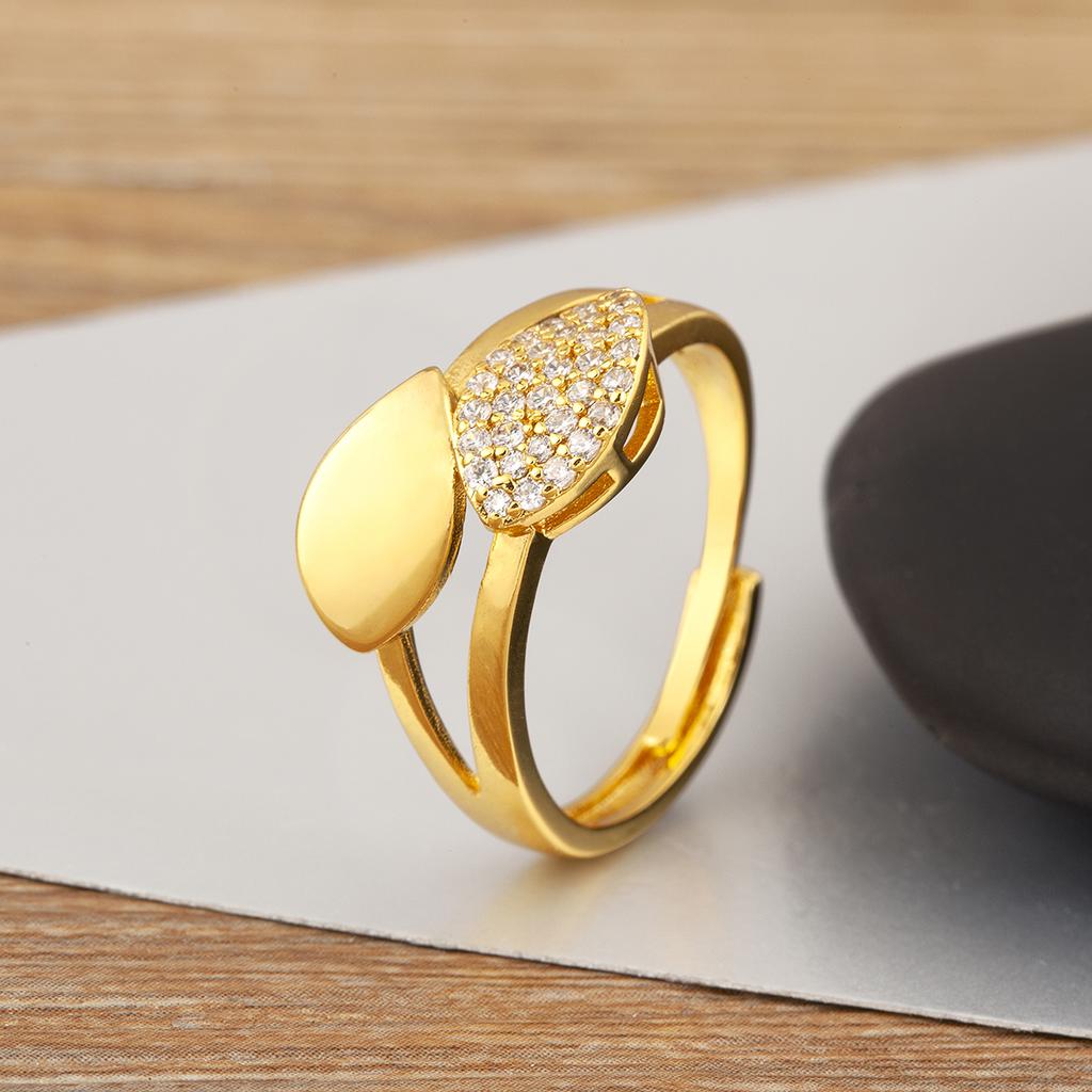 Nidin Light Luxury Trendige Funkelnde Zirkon-Charme-Ringe Für Frauen Männer Verlobung Hochzeitsparty Modischer Finger Schmuck Geschenke